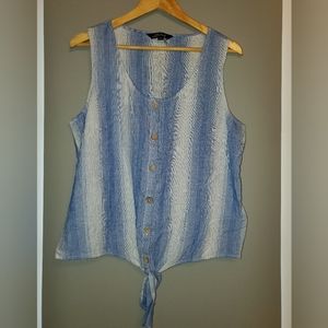 CHARLIE B sleeveless blouse
